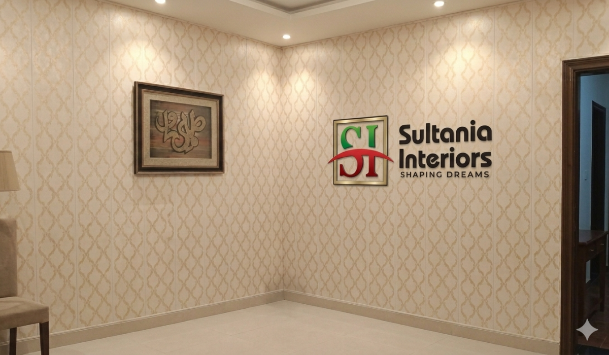 PVC Wall Panels on wall